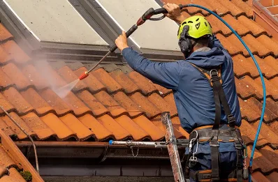 Démoussage et hydrofuge de toiture à Valmascle